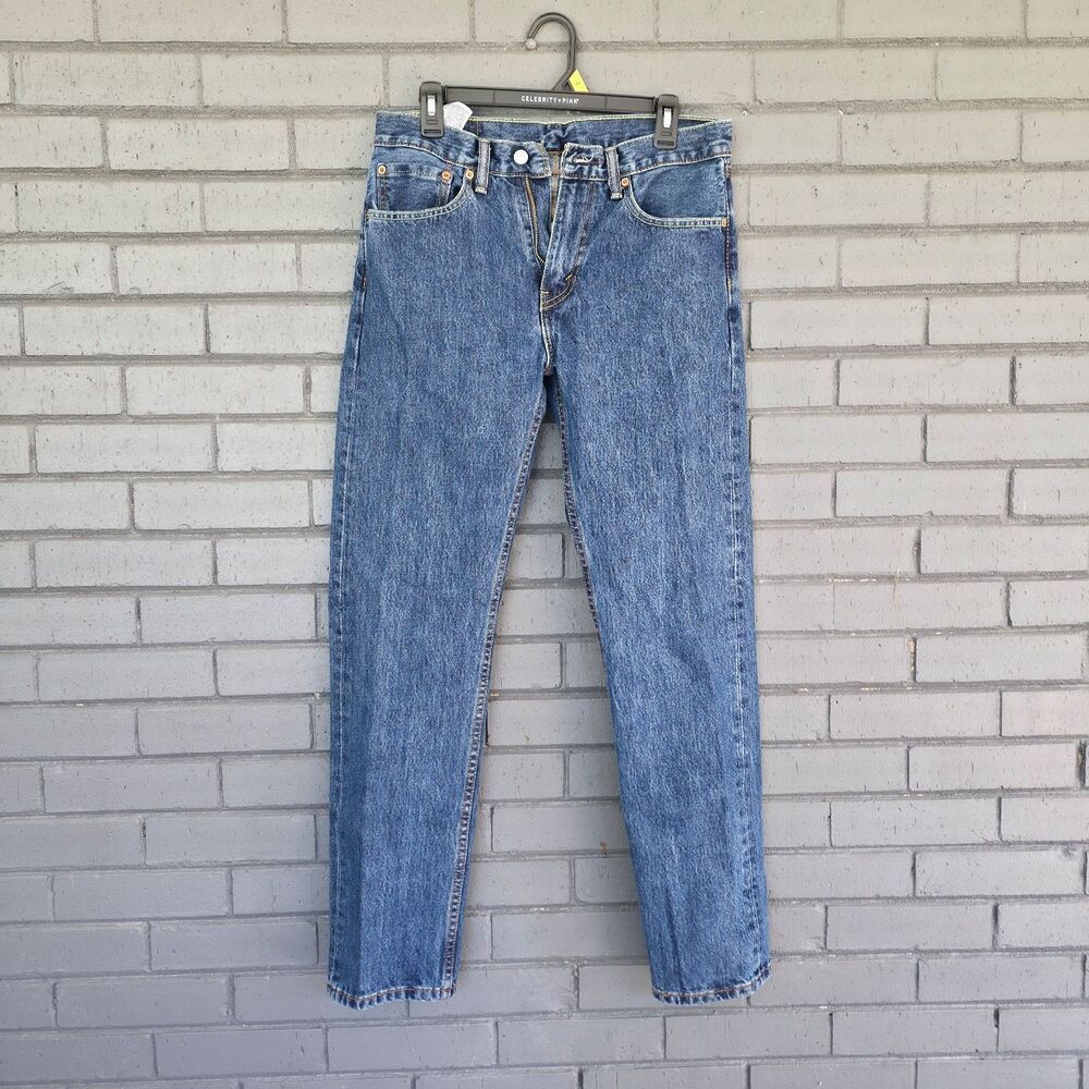 Levi’s 505 Regular Jeans Mens 31x32 Blue Denim Straight Leg 00505-4882